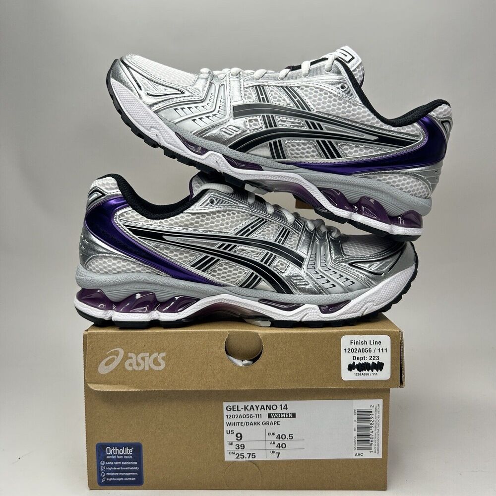 Asics Gel-Kayano 14 Gym Running Sneakers “Dark Grape” 2023